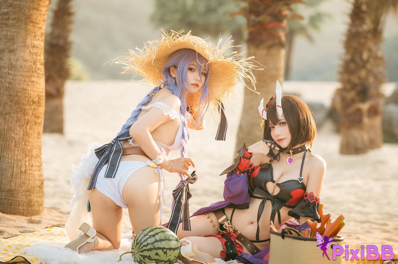 Coser Shi yi zhi xiong zai ma and Nya x PixiBB.COM 033