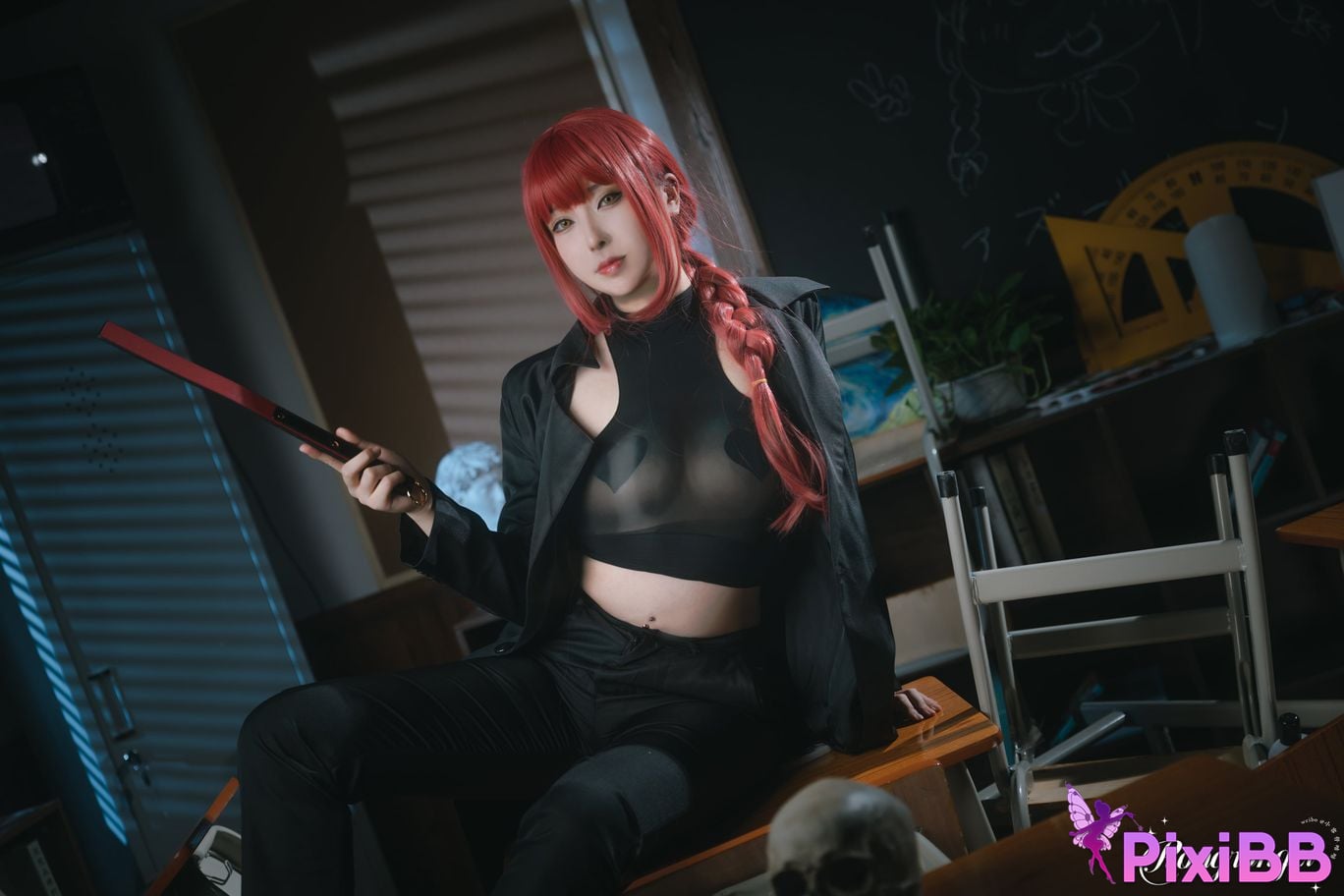 Cosplay Xiaorongzai Guguguw Chainsaw Man Makima PixiBB.COM 004