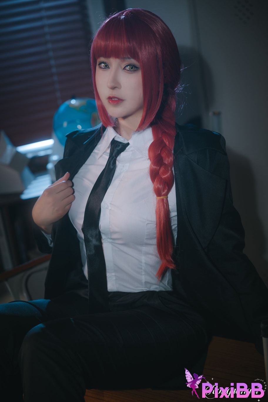 Cosplay Xiaorongzai Guguguw Chainsaw Man Makima PixiBB.COM 016