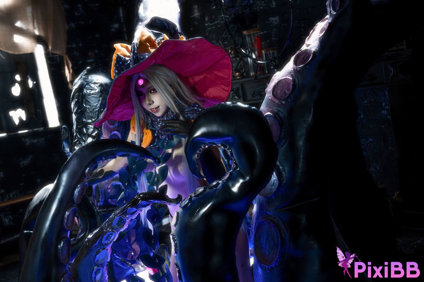 Cosplayer Zhiyue Etsu ko Abby breaks three times Abigail PixiBB.COM 024