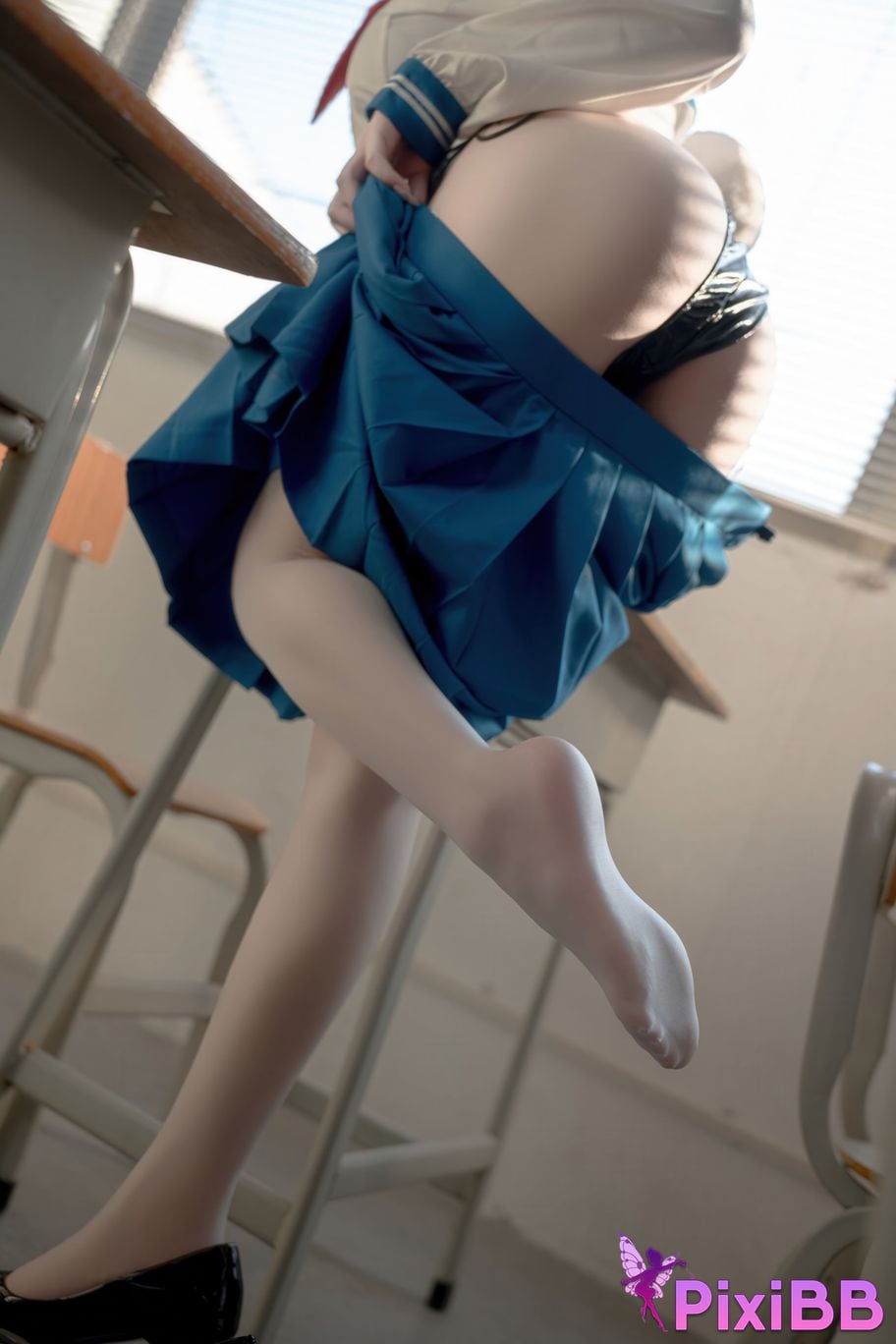 Cosplayer Zhiyue Etsu ko Sailor Suit Bunny Girl PixiBB.COM 021