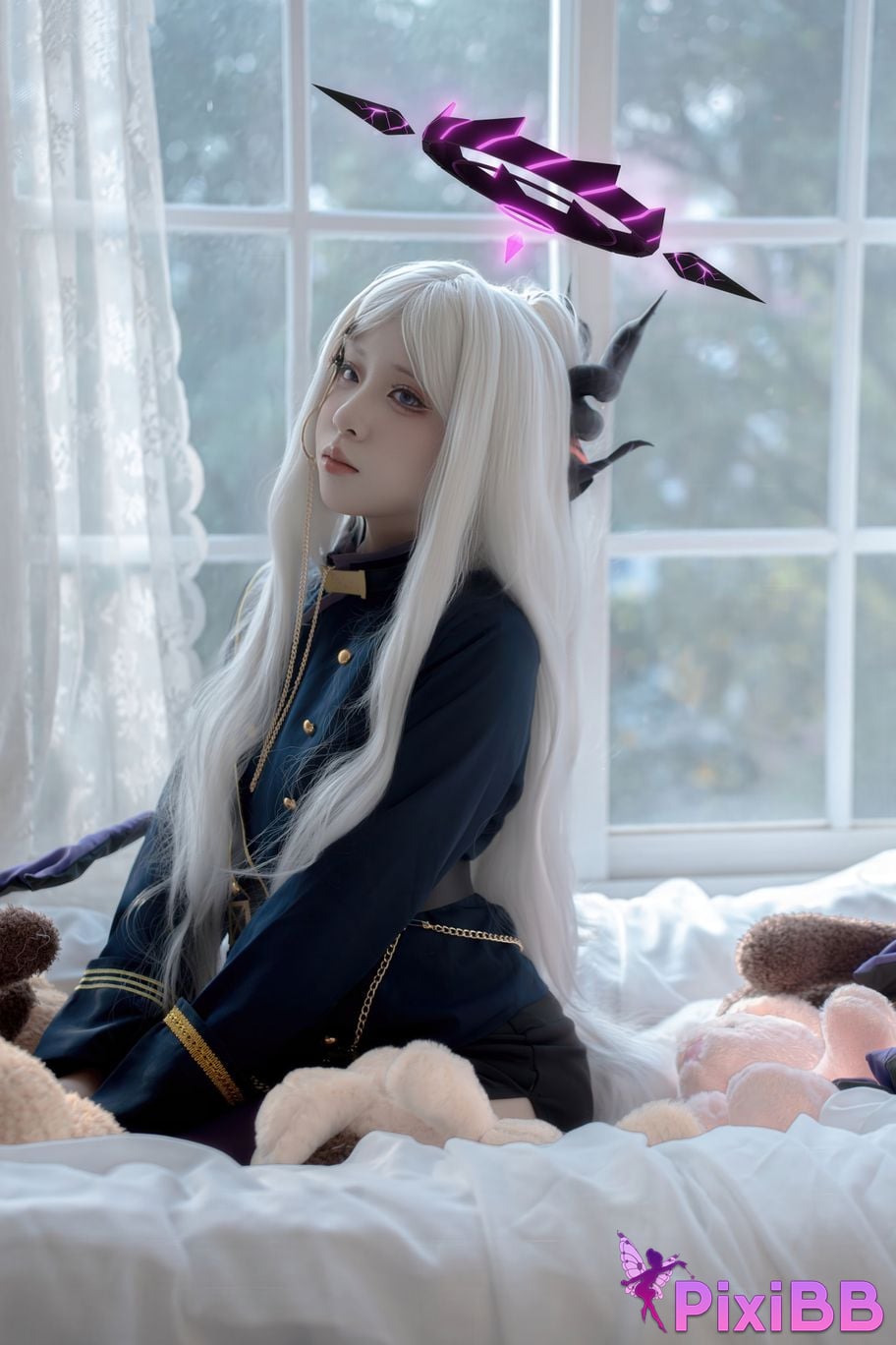 Cosplay Etsu ko Hinahara leather Cat cat ears PixiBB.COM 002