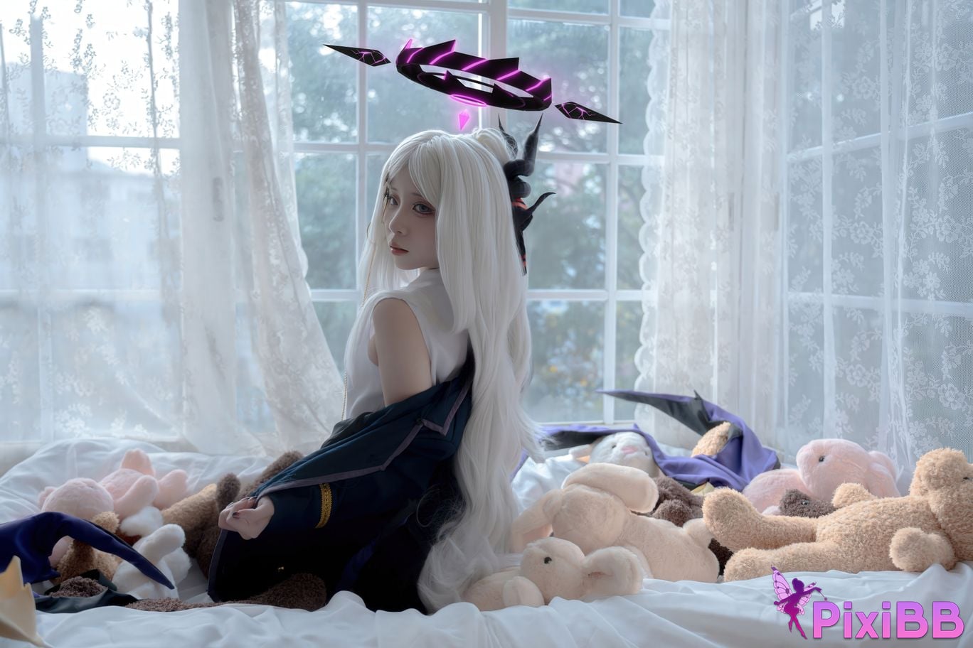 Cosplay Etsu ko Hinahara leather Cat cat ears PixiBB.COM 004