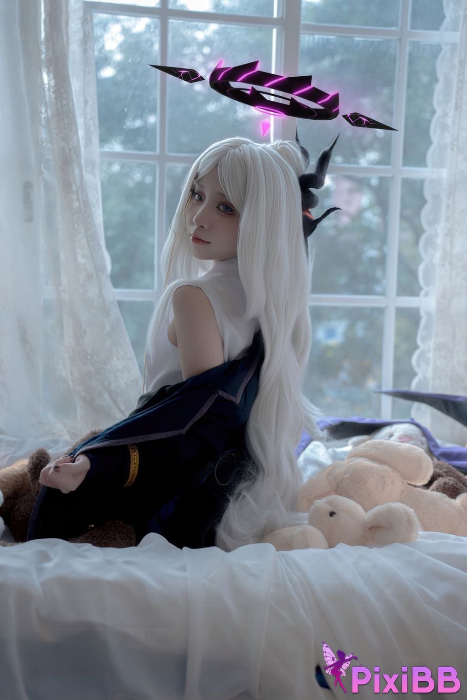 Cosplay Etsu ko Hinahara leather Cat cat ears PixiBB.COM 005