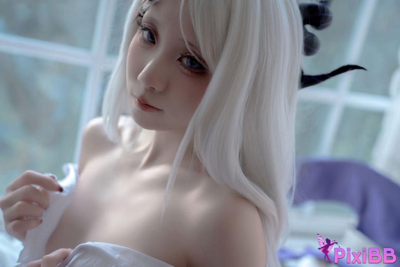 Cosplay Etsu ko Hinahara leather Cat cat ears PixiBB.COM 031