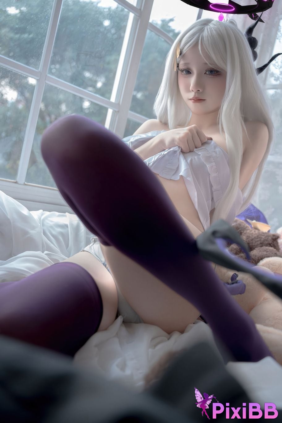 Cosplay Etsu ko Hinahara leather Cat cat ears PixiBB.COM 033