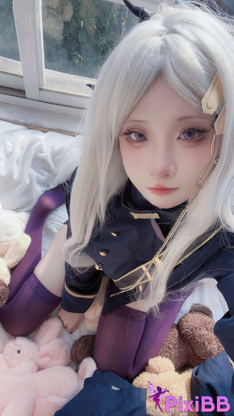 Cosplay Etsu ko Hinahara leather Cat cat ears PixiBB.COM 064