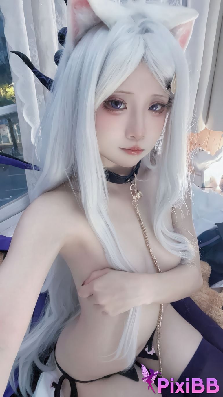 Cosplay Etsu ko Hinahara leather Cat cat ears PixiBB.COM 067