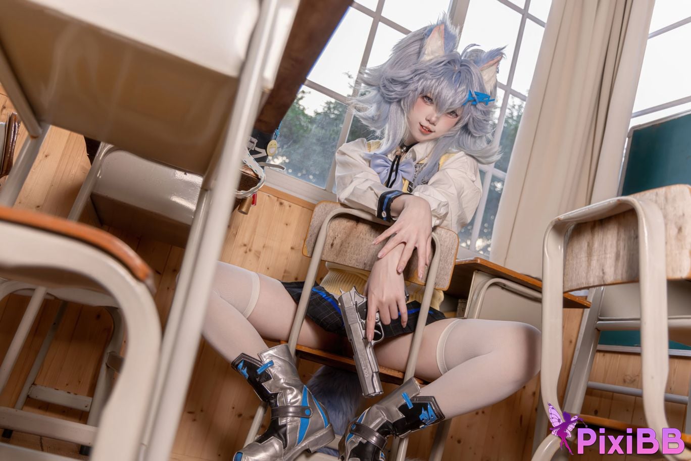 Cosplay Etsu ko Girls Frontline PA 15 College Heartbeat Story PixiBB.COM 022