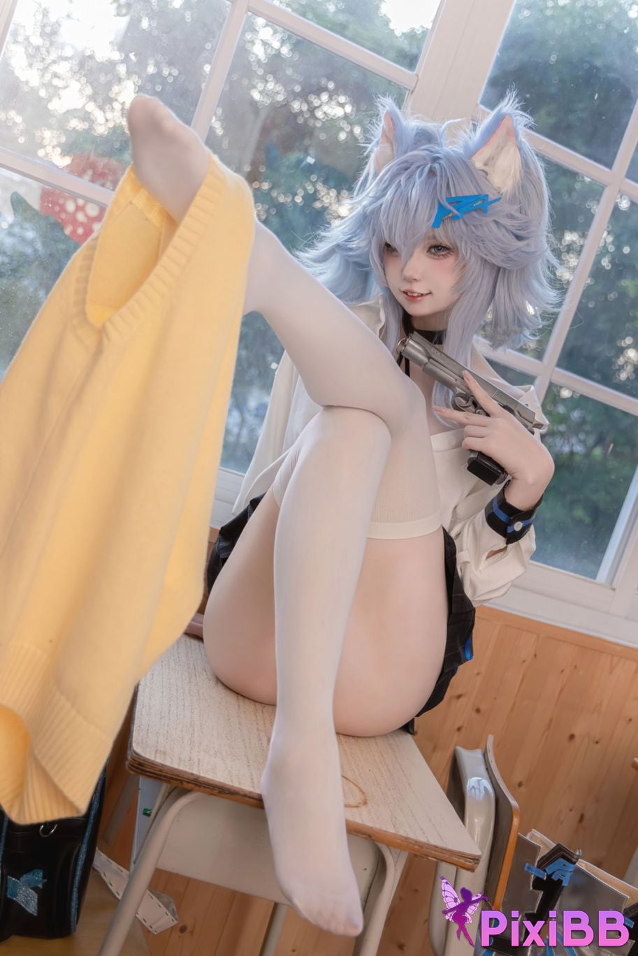 Cosplay Etsu ko Girls Frontline PA 15 College Heartbeat Story PixiBB.COM 029