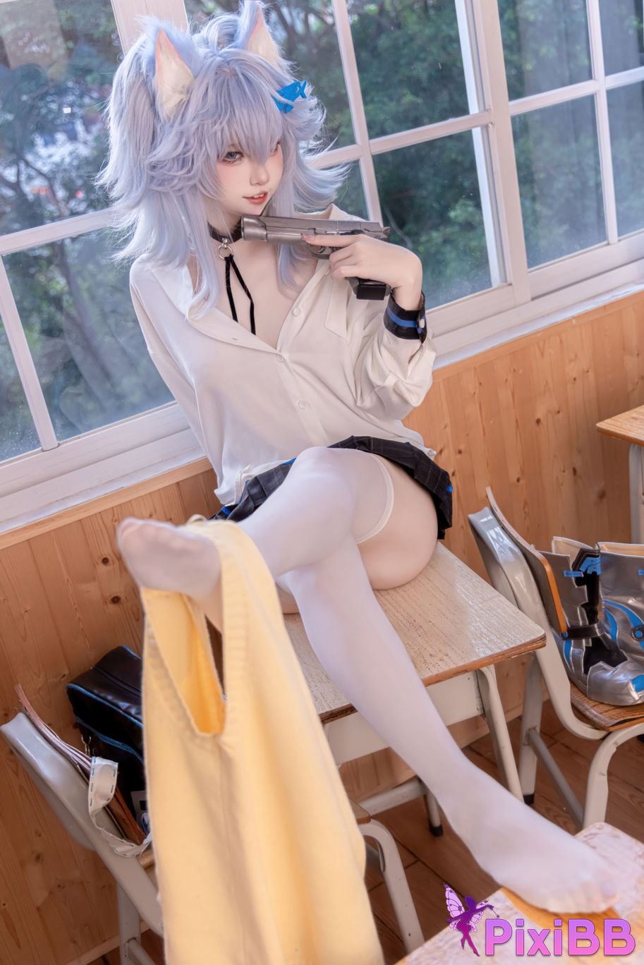 Cosplay Etsu ko Girls Frontline PA 15 College Heartbeat Story PixiBB.COM 031