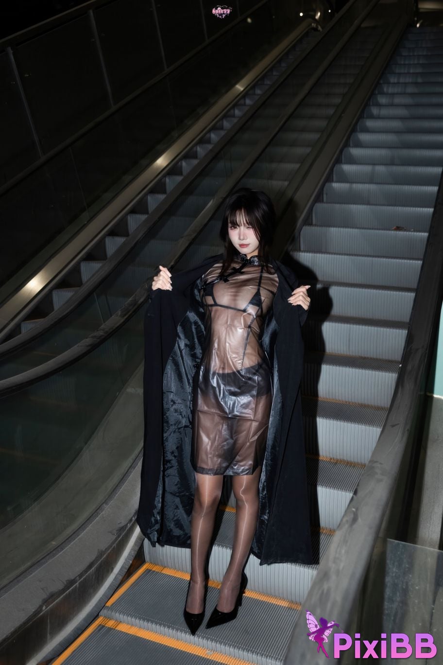 Cosplayer Qiqi be good Midnight encounter PixiBB.COM 006