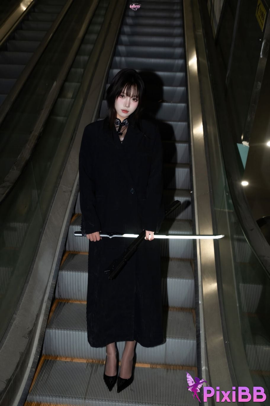 Cosplayer Qiqi be good Midnight encounter PixiBB.COM 036