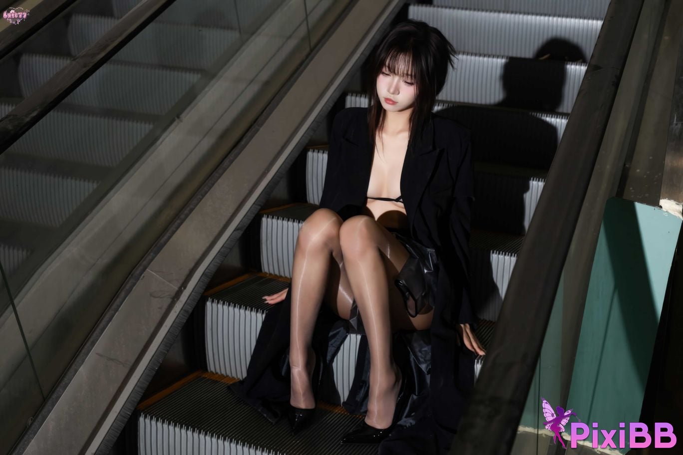 Cosplayer Qiqi be good Midnight encounter PixiBB.COM 073