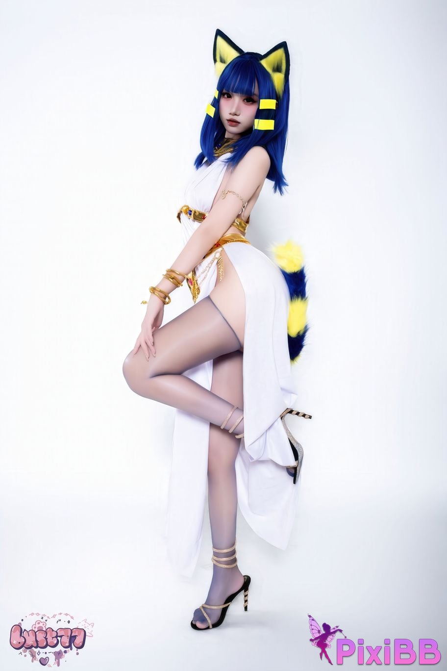 Cosplayer Qiqi be good egyptian cat PixiBB.COM 002
