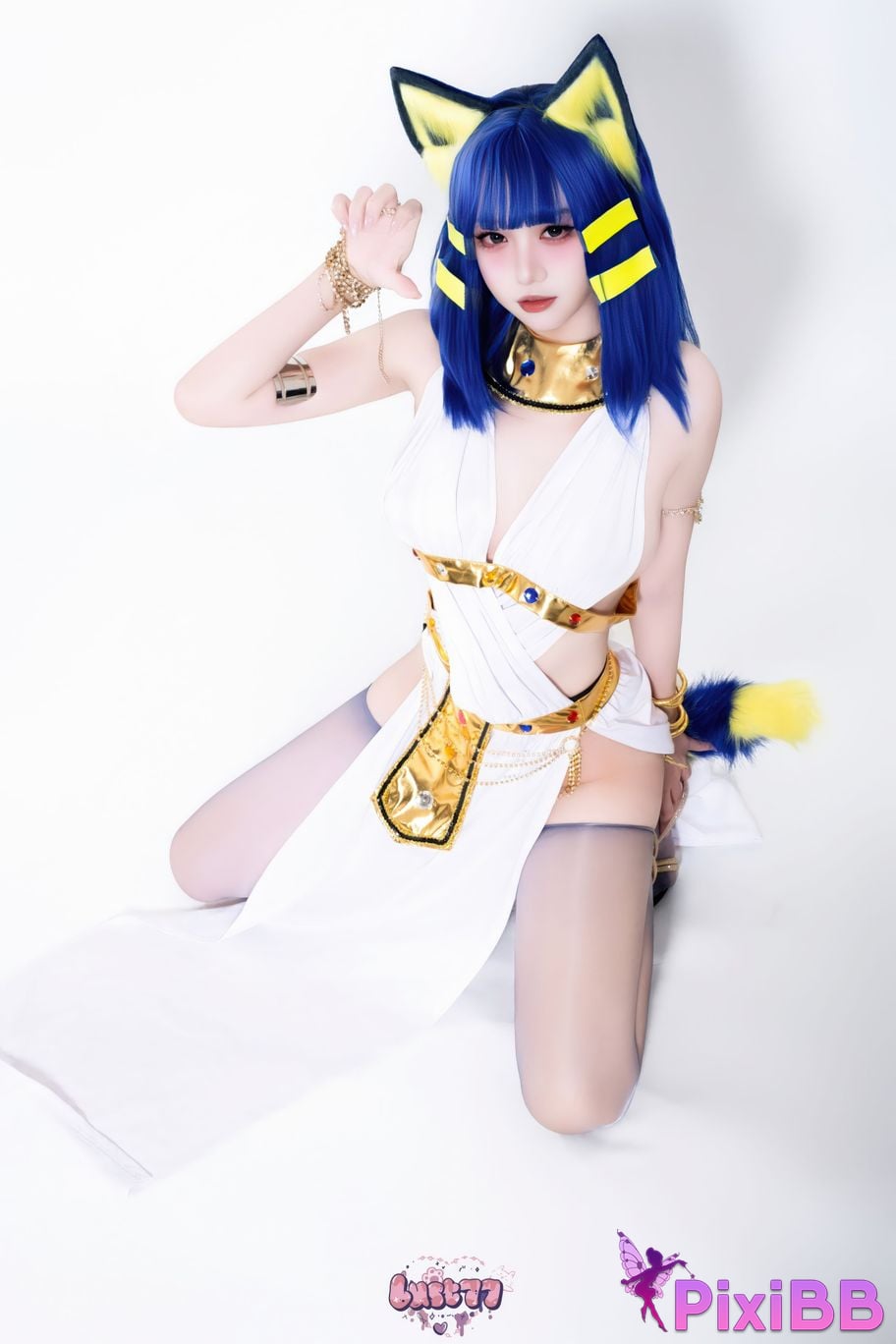 Cosplayer Qiqi be good egyptian cat PixiBB.COM 003