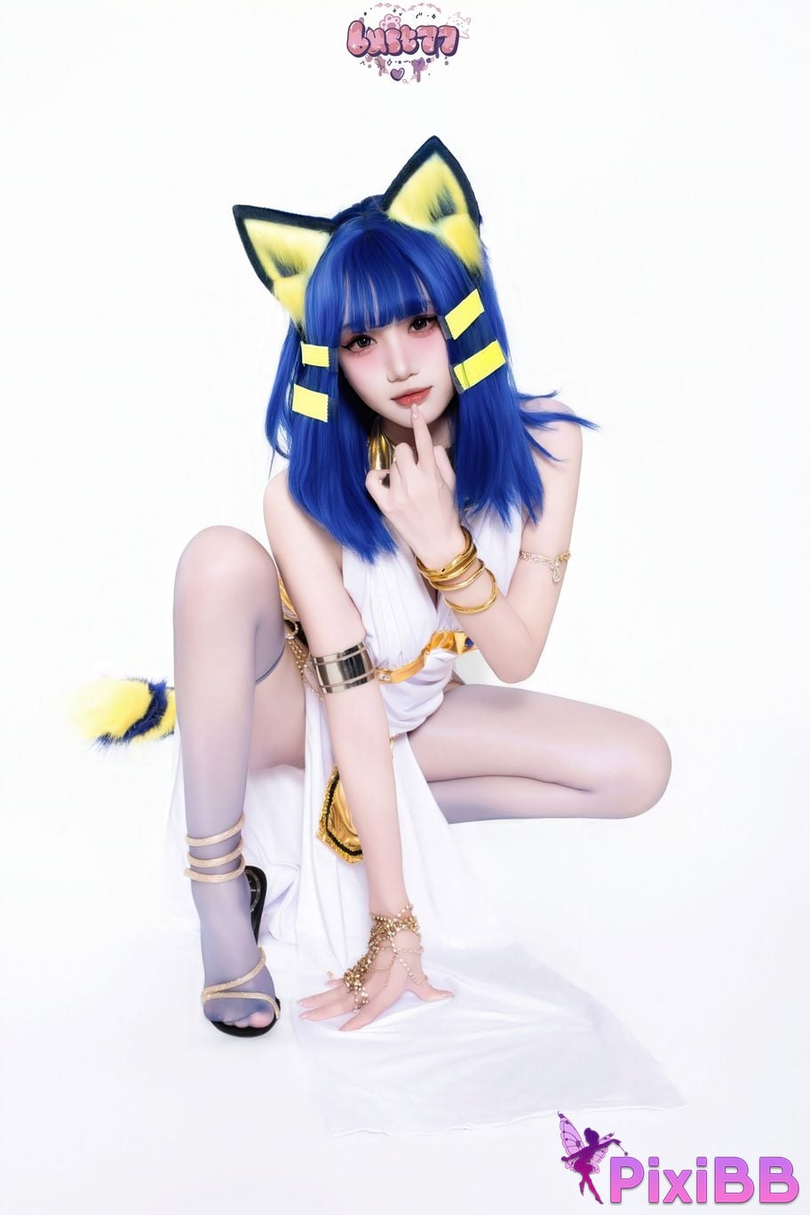 Cosplayer Qiqi be good egyptian cat PixiBB.COM 043