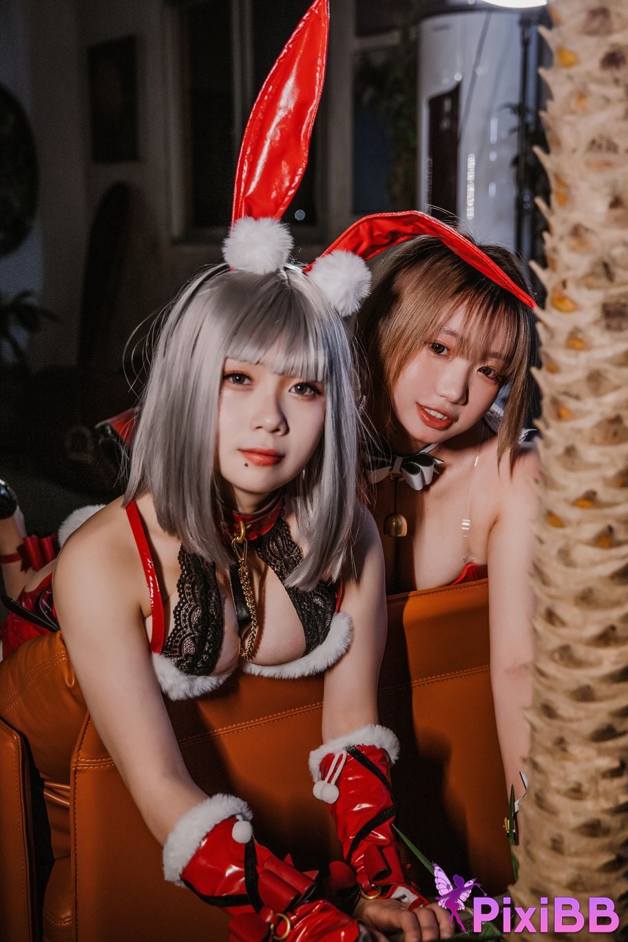 Cosplayer Qiqi be good Last night 787 Christmas gift for two PixiBB.COM 024