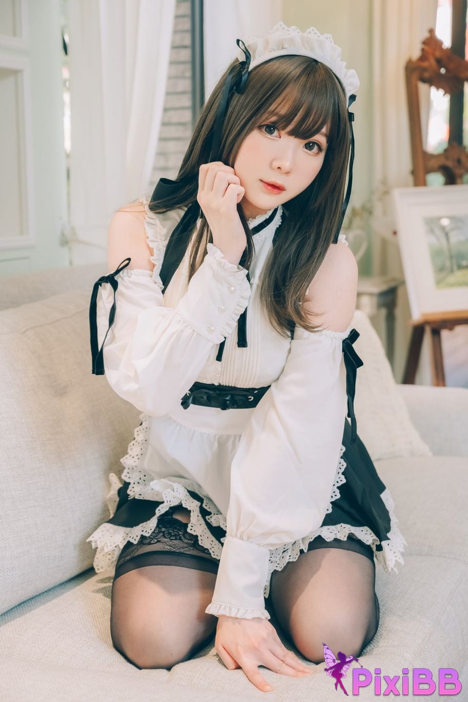 Cosplayer Shimotsuki shimo maid illustrated book 2 PixiBB.COM 006