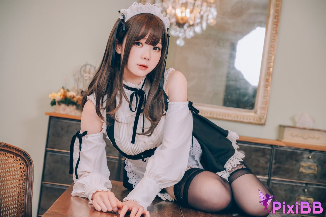 Cosplayer Shimotsuki shimo maid illustrated book 2 PixiBB.COM 019