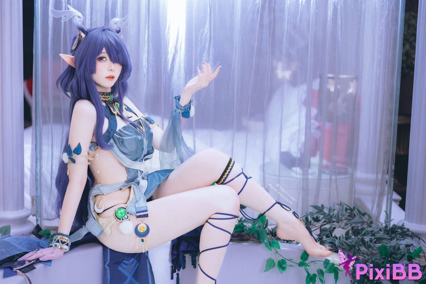 Cosplayer Shimotsuki shimo Genshin La Uma Lauma PixiBB.COM 018