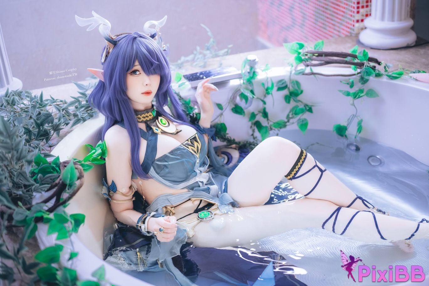 Cosplayer Shimotsuki shimo Genshin La Uma Lauma PixiBB.COM 021