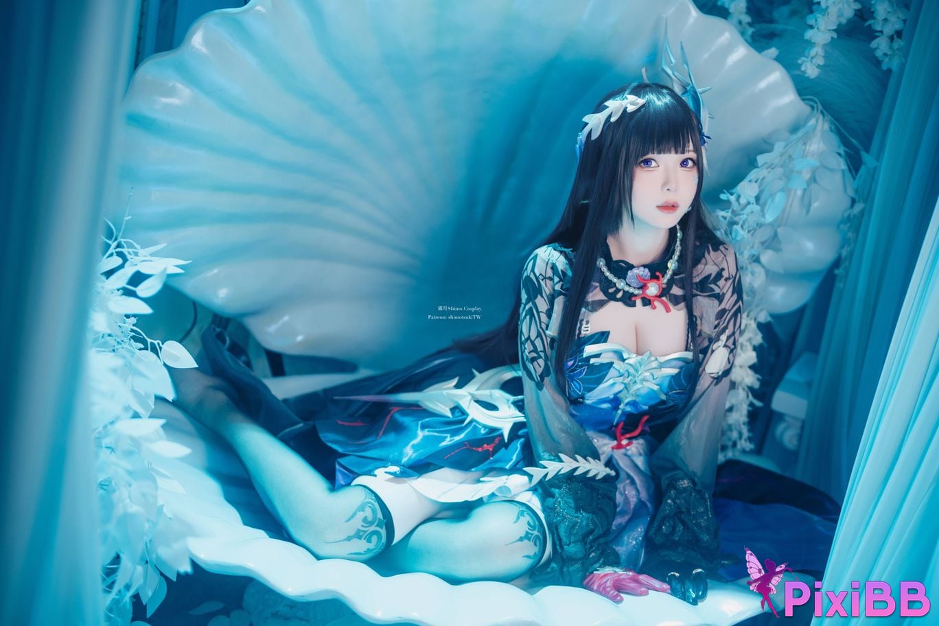 Cosplayer Shimotsuki shimo Haiyon Hysilens HSR PixiBB.COM 001