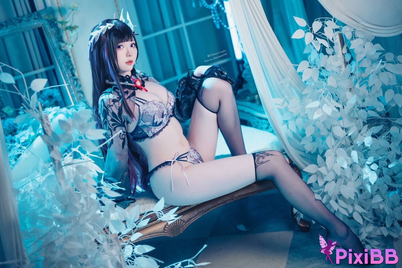 Cosplayer Shimotsuki shimo Haiyon Hysilens HSR PixiBB.COM 005