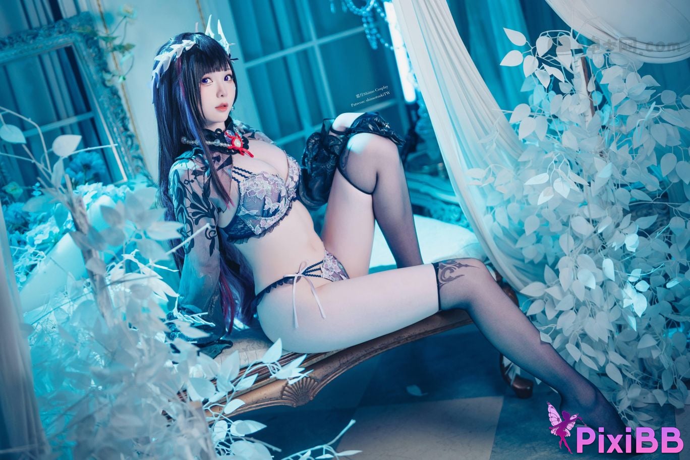 Cosplayer Shimotsuki shimo Haiyon Hysilens HSR PixiBB.COM 007