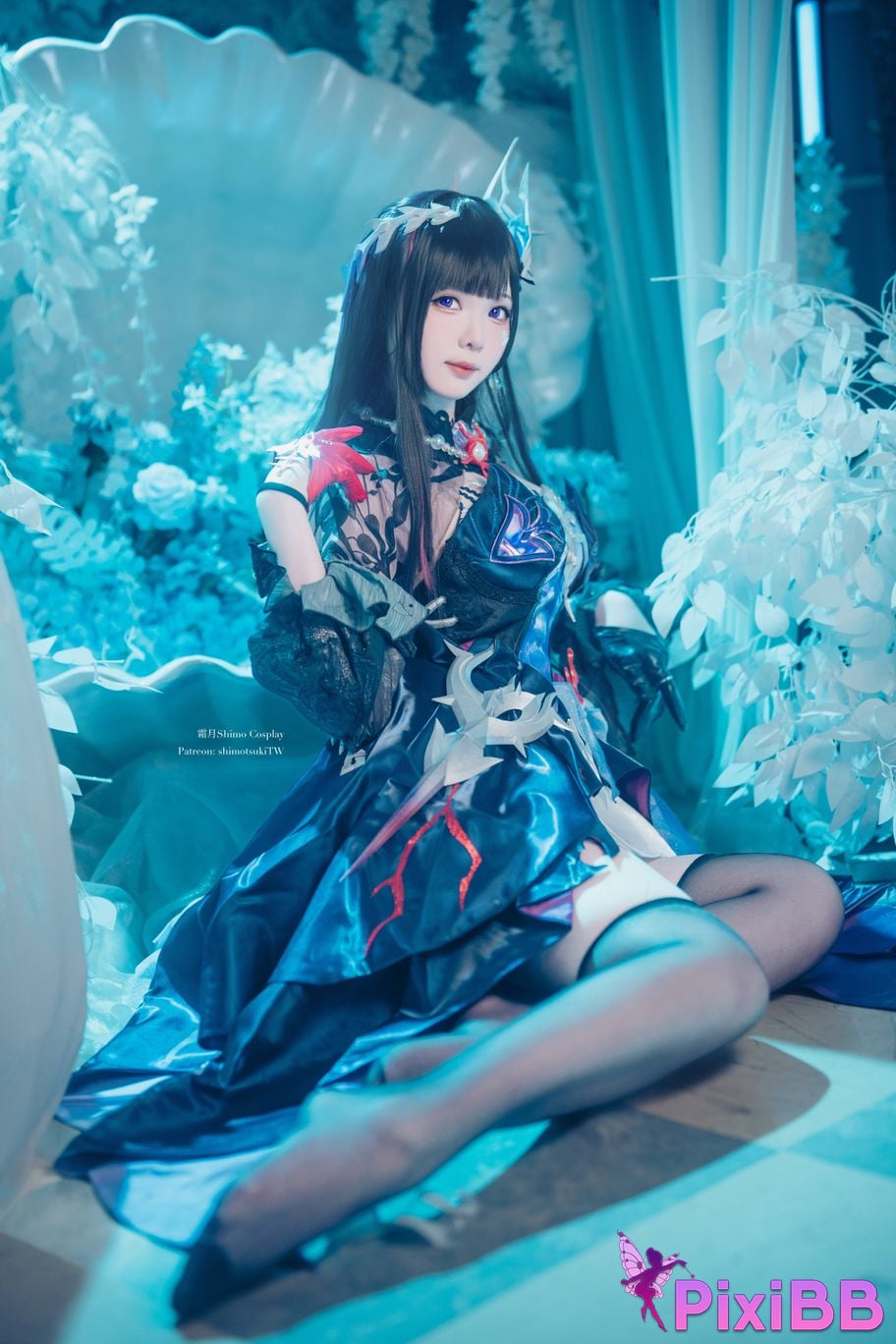 Cosplayer Shimotsuki shimo Haiyon Hysilens HSR PixiBB.COM 012