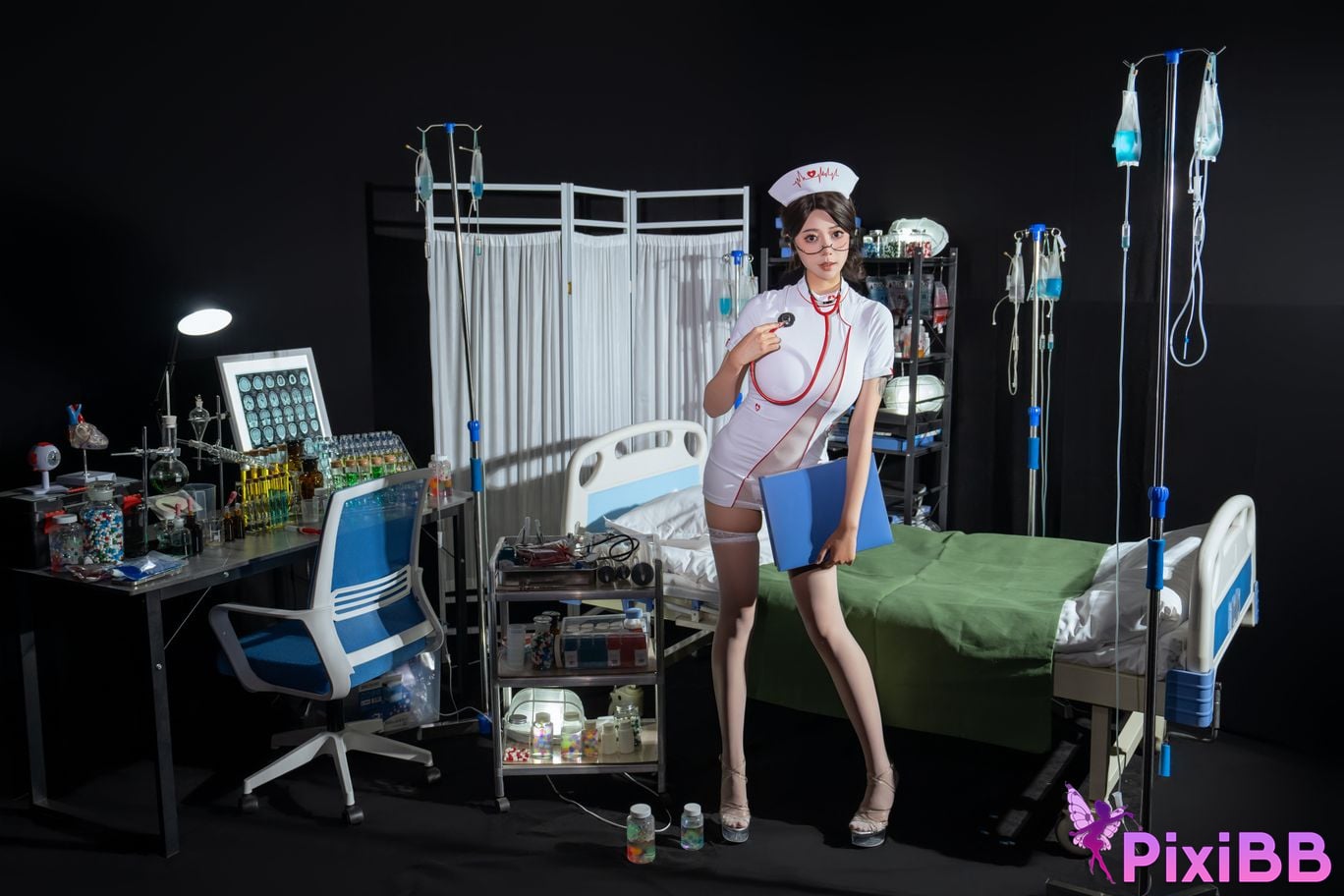 Cosplay Nai Xijiang Nice Heart moving Nurse PixiBB.COM 011