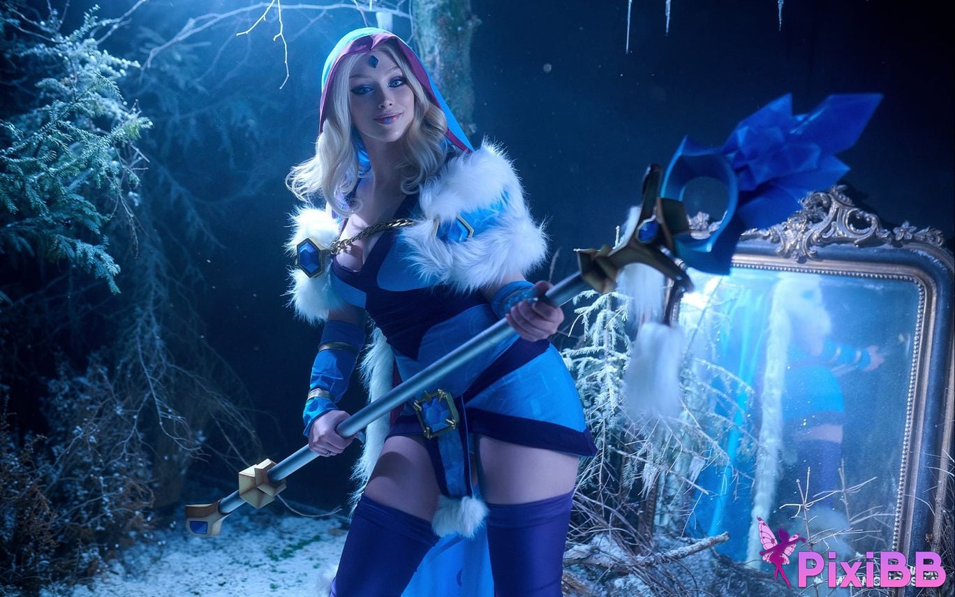 Lady Melamori Crystal Maiden (Rylai Crestfall) PixiBB.COM 7