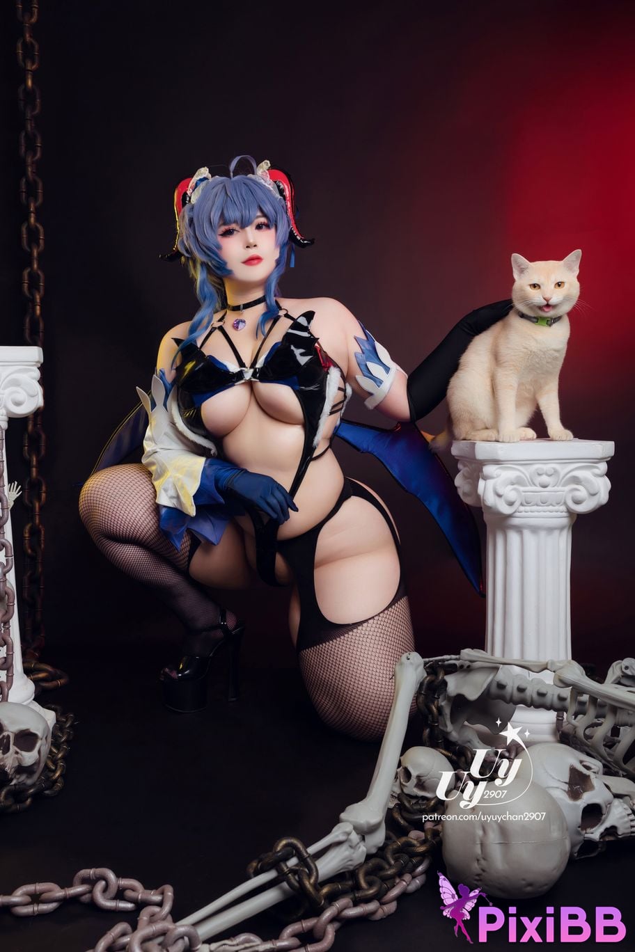 Uy Uy Ganyu Succubus PixiBB.COM 12