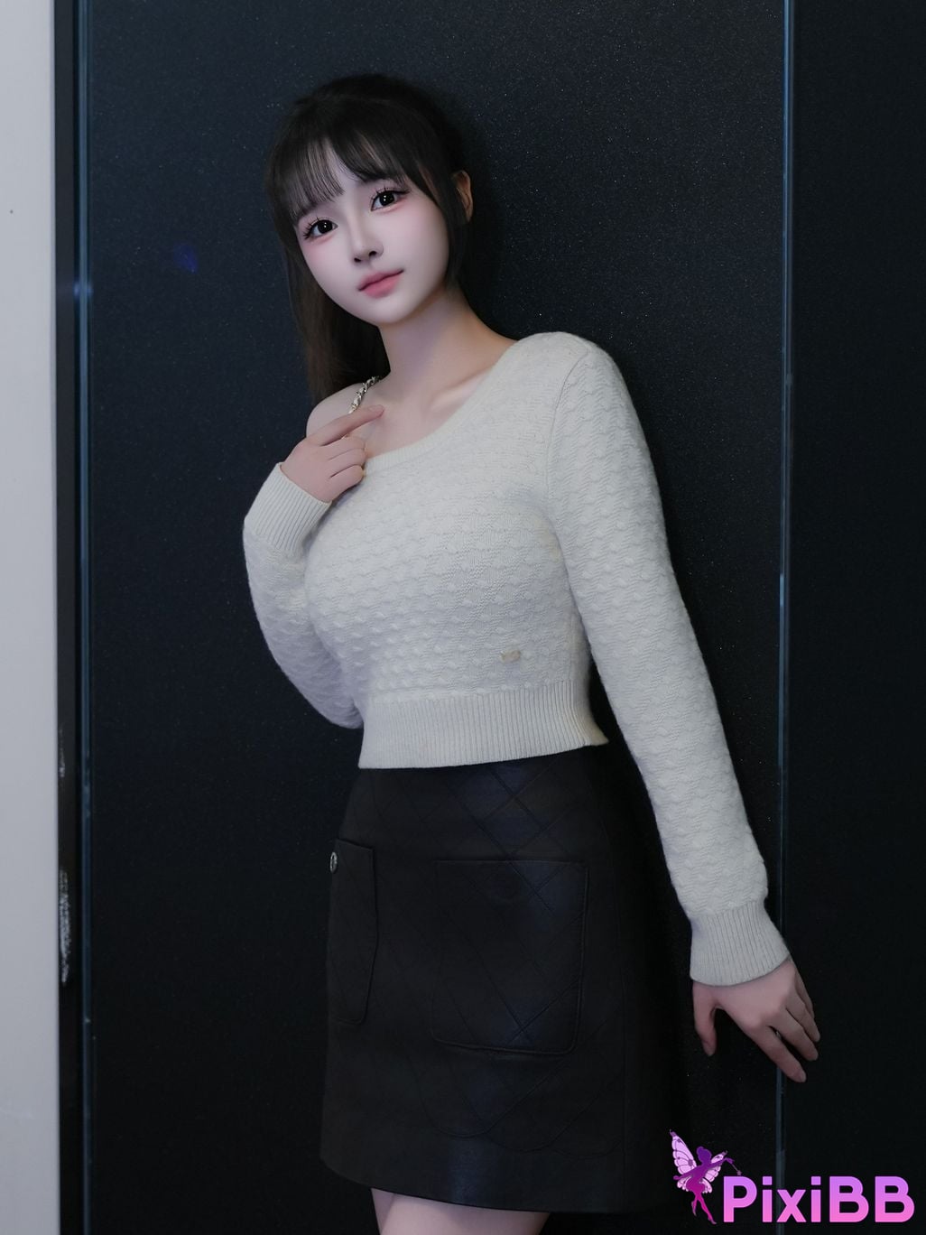 XR Uncensored Shen Mier R18 XIUREN model black and white life PixiBB.COM 065