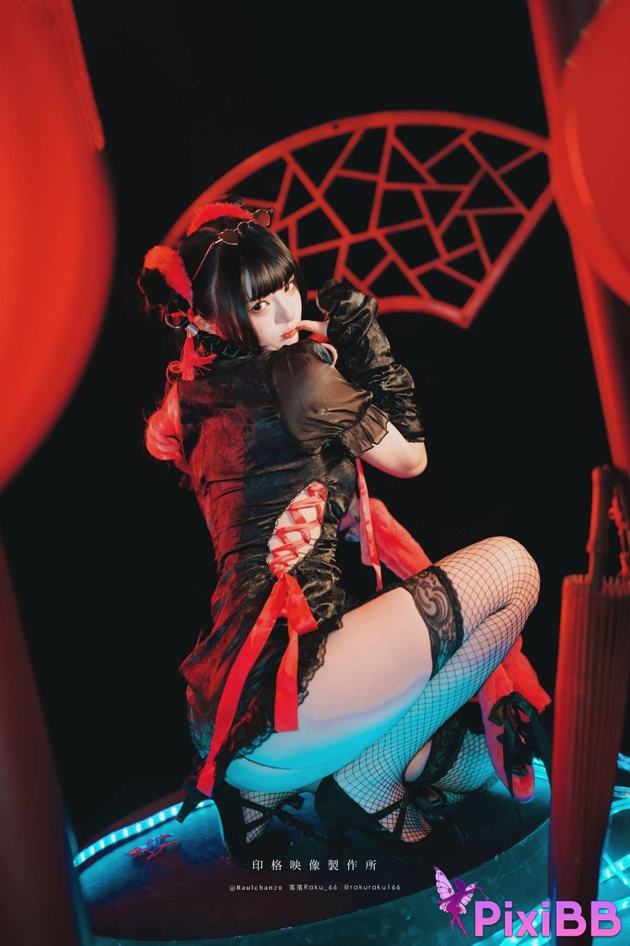 Cosplayer Luoluo Raku Nagaya Mio PixiBB.COM 004