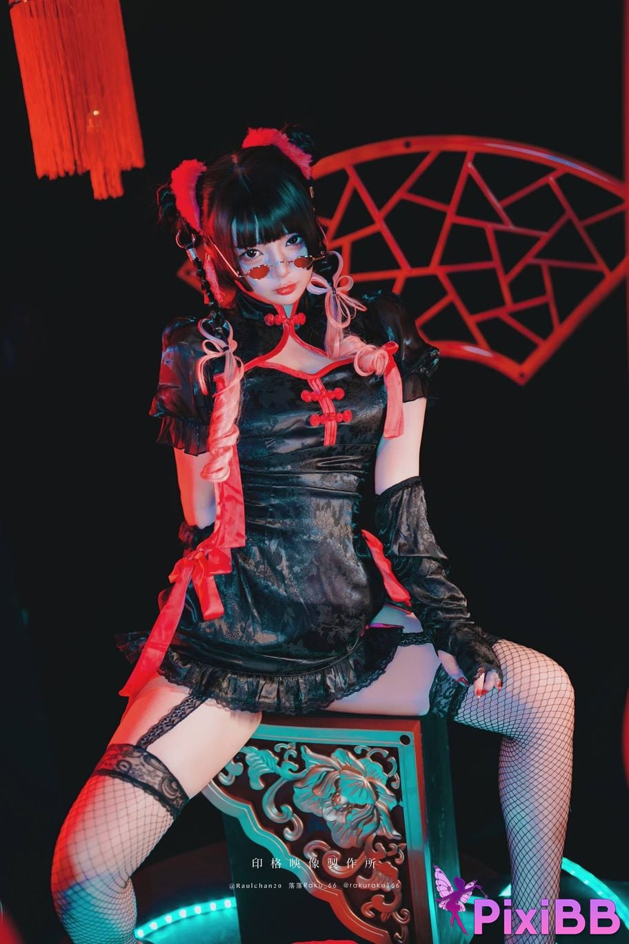 Cosplayer Luoluo Raku Nagaya Mio PixiBB.COM 009