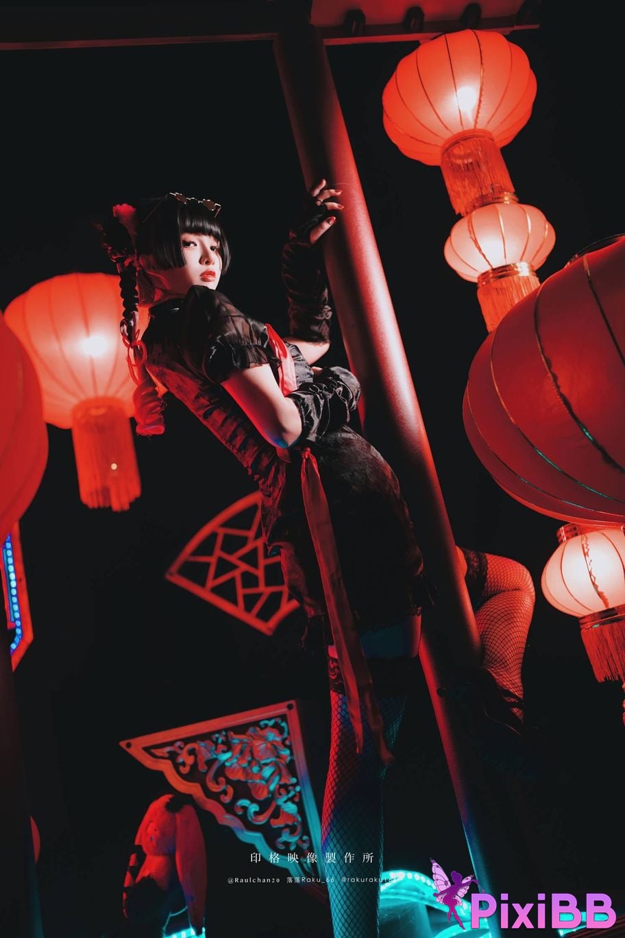 Cosplayer Luoluo Raku Nagaya Mio PixiBB.COM 021