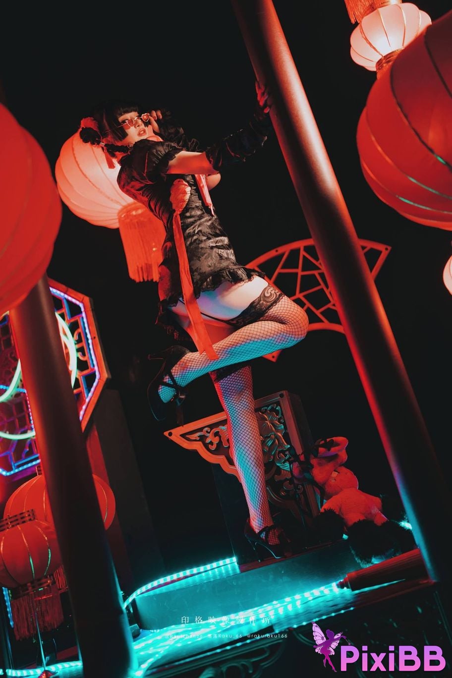 Cosplayer Luoluo Raku Nagaya Mio PixiBB.COM 024