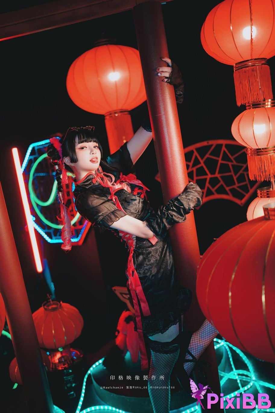 Cosplayer Luoluo Raku Nagaya Mio PixiBB.COM 027