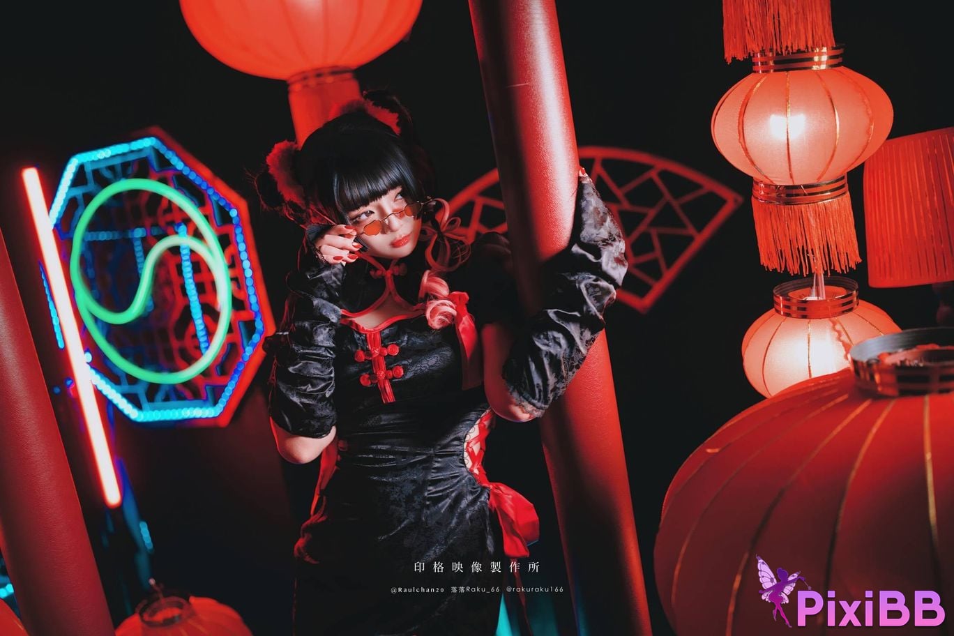 Cosplayer Luoluo Raku Nagaya Mio PixiBB.COM 039