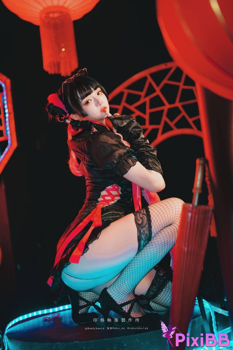 Cosplayer Luoluo Raku Nagaya Mio PixiBB.COM 051