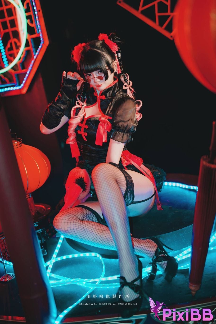 Cosplayer Luoluo Raku Nagaya Mio PixiBB.COM 059