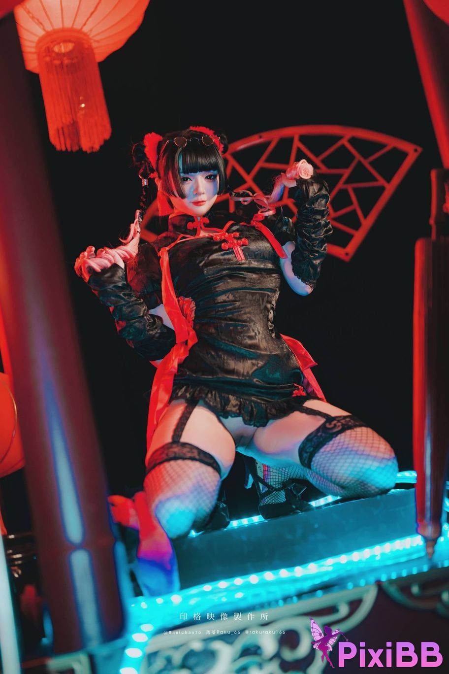 Cosplayer Luoluo Raku Nagaya Mio PixiBB.COM 060