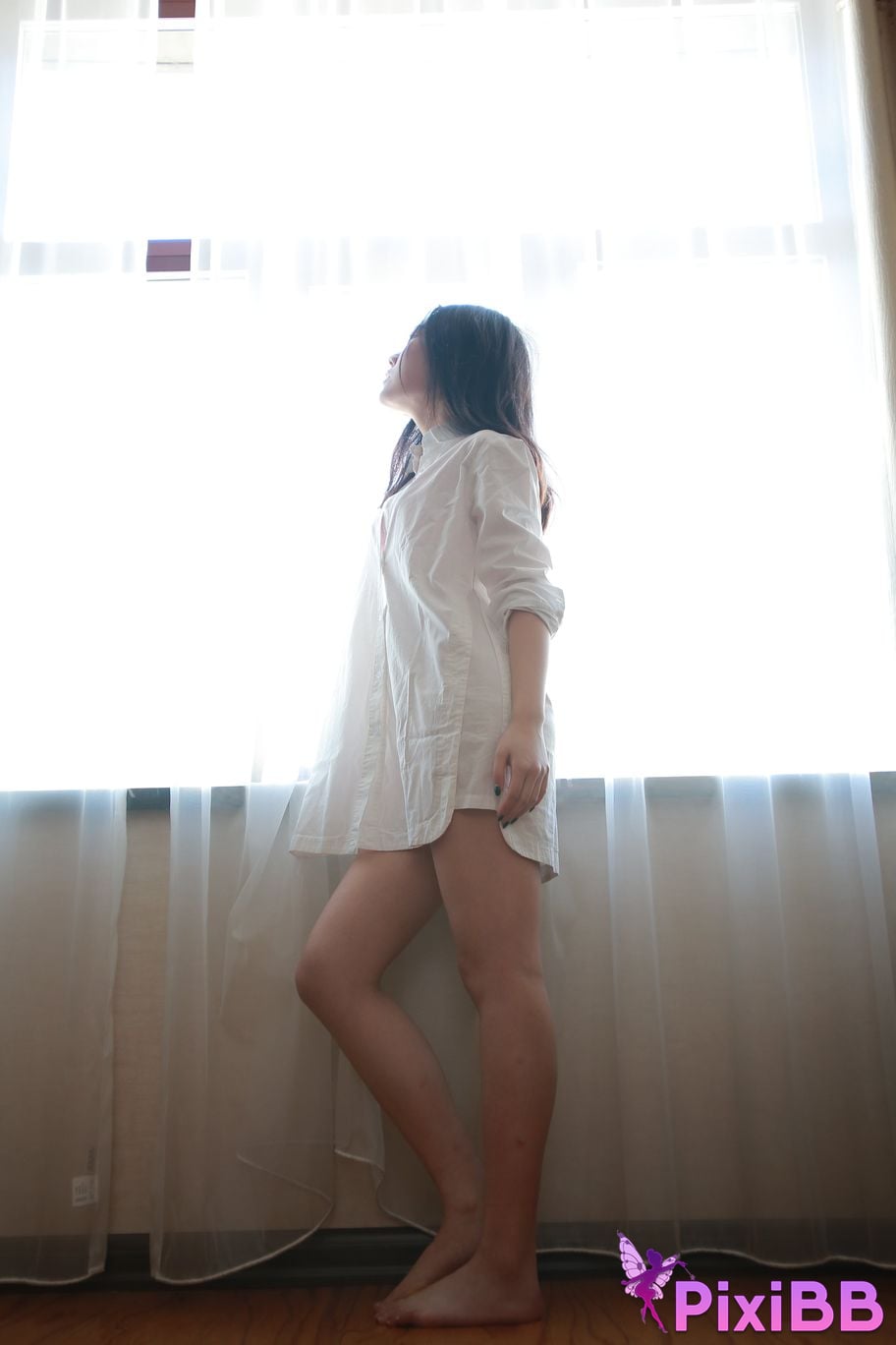 Private Photoshoot Jiaqi white shirt PixiBB.COM 015