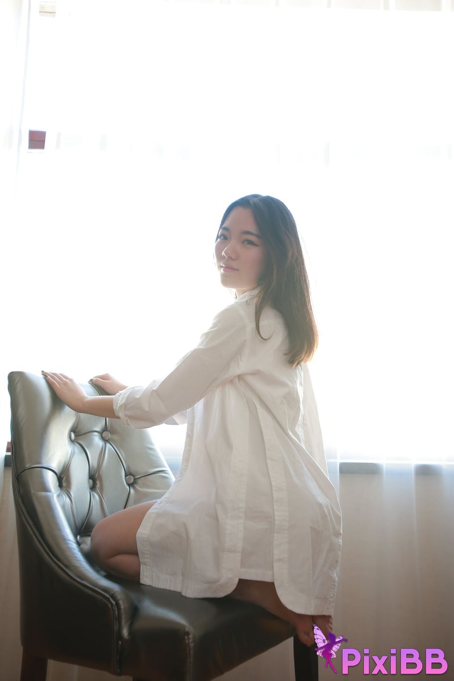 Private Photoshoot Jiaqi white shirt PixiBB.COM 059