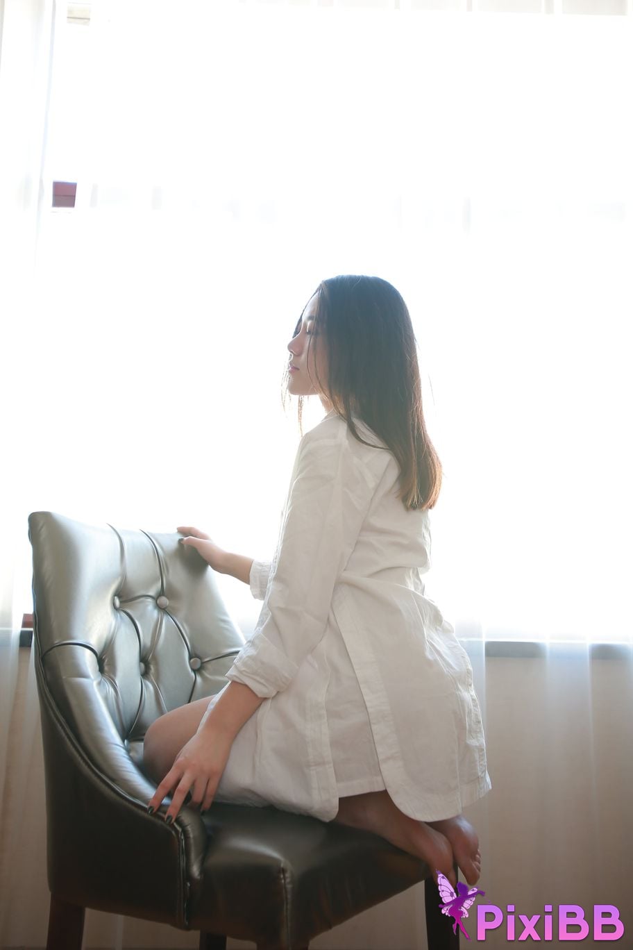 Private Photoshoot Jiaqi white shirt PixiBB.COM 060