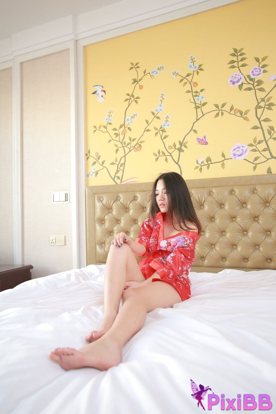 Private Photoshoot Jiaqi white shirt PixiBB.COM 414