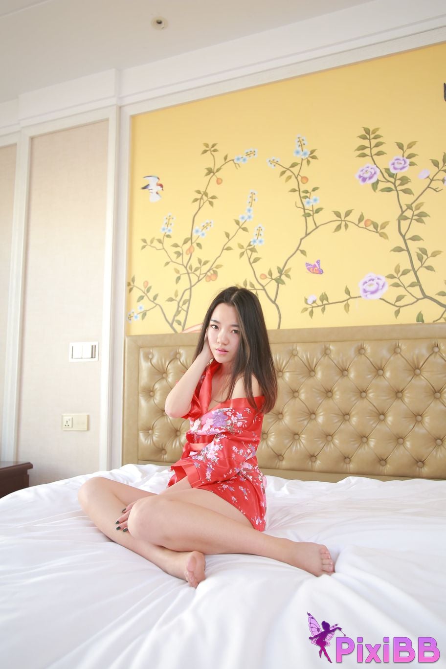 Private Photoshoot Jiaqi white shirt PixiBB.COM 419