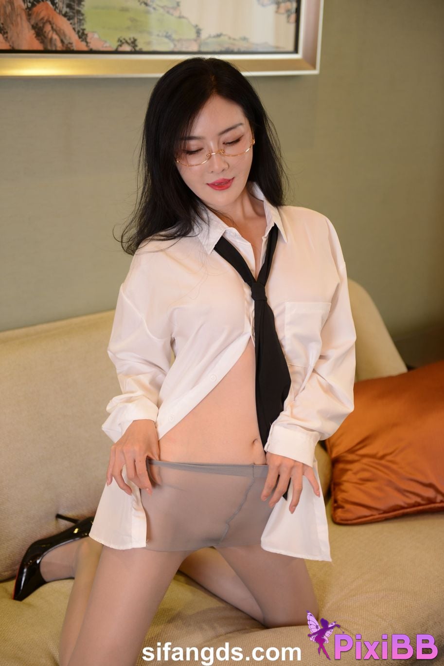 Jiaqi PANS classic collection Perspective gray silk PixiBB.COM 204