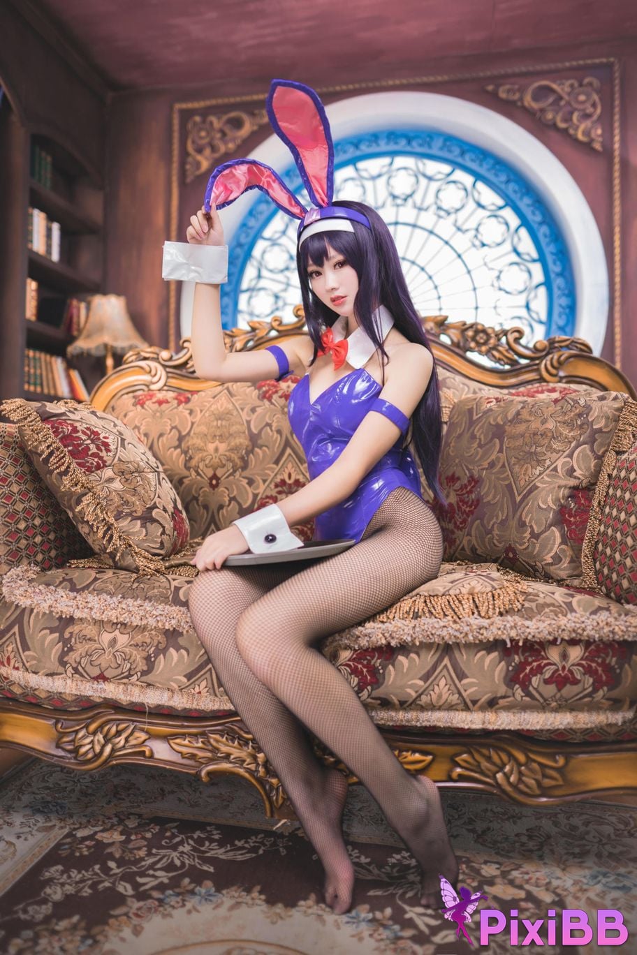 Cosplayer Mimi Hanyu Kasumigaoka Shiha bunny girl PixiBB.COM 002